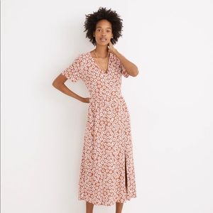 Madewell Clara Midi Dress in Falling Daisies